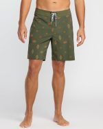 Sundays Pro Performance 19" Boardshorts - Military