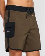 73 Pro Performance 18" Boardshorts - Dark Military - Image 6