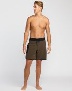 73 Pro Performance 18" Boardshorts - Dark Military - Image 5