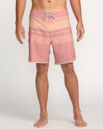73 Pro Performance 18" Boardshorts - Dusty Pink