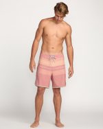73 Pro Performance 18" Boardshorts - Dusty Pink - Image 6