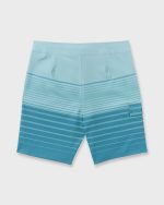 All Day Stripe Pro Performance 20" Boardshorts - Dusty Blue - Image 8