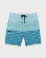 All Day Stripe Pro Performance 20" Boardshorts - Dusty Blue - Image 7