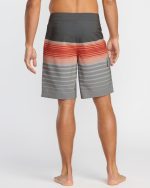 All Day Stripe Pro Performance 20" Boardshorts - Sunset - Image 2