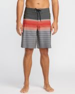 All Day Stripe Pro Performance 20" Boardshorts - Sunset