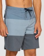 73 Lo Tide 18" Boardshorts - Steel Blue - Image 7