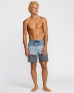 73 Lo Tide 18" Boardshorts - Steel Blue - Image 5