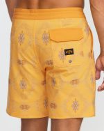 Good Times Lo Tide 18" Boardshorts - Dust Yellow - Image 8