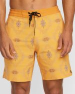 Good Times Lo Tide 18" Boardshorts - Dust Yellow - Image 9