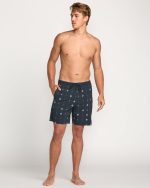 Good Times Lo Tide 18" Boardshorts - Navy - Image 6