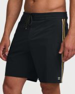 Wategos Lo Tide 19" Boardshorts - Black - Image 7