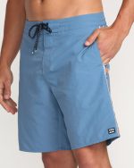 Wategos Lo Tide 19" Boardshorts - Carolina Blue - Image 8