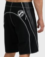 Fluid 2K Pro Performance 21" Boardshorts - Black White - Image 5