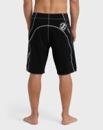 Fluid 2K Pro Performance 21" Boardshorts - Black White - Image 2