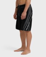 Fluid 2K Pro Performance 21" Boardshorts - Black White - Image 3