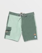 Sunshine Lo Tide 19" Boardshorts - Green Tea - Image 4