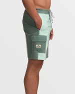 Sunshine Lo Tide 19" Boardshorts - Green Tea - Image 8