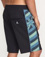 D Bah 2.0 Hi Pro Performance 19" Boardshorts - Washed Black - Image 5