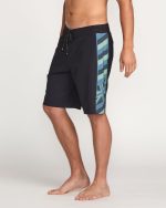 D Bah 2.0 Hi Pro Performance 19" Boardshorts - Washed Black - Image 4