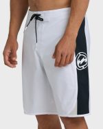 Dbah Bio Wave Pro 21" Boardshorts - White Vintage - White Vintage - Image 5