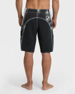 Fluid 2k Pro 21" Boardshorts - Black/White - Black - Image 2