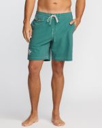 Austin Garage Lo Tides 19" Boardshorts - Teal - Image 4