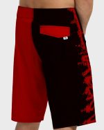 Inverted Pro 22" Boardshorts - Red - Image 5