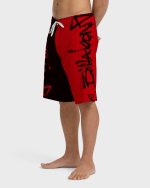 Inverted Pro 22" Boardshorts - Red - Image 3