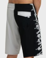 Inverted Pro 22" Boardshorts - Black/White - Image 7