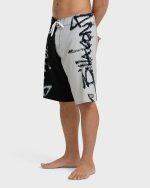 Inverted Pro 22" Boardshorts - Black/White - Image 5