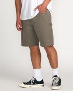 Bad Dog 21" Workwear Shorts - Brown - Image 6