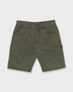 Bad Dog 21" Workwear Shorts - Dark Military - Image 7