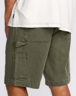 Bad Dog 21" Workwear Shorts - Dark Military - Image 6