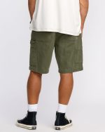 Bad Dog 21" Workwear Shorts - Dark Military - Image 3