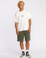 Bad Dog 21" Workwear Shorts - Dark Military - Image 5