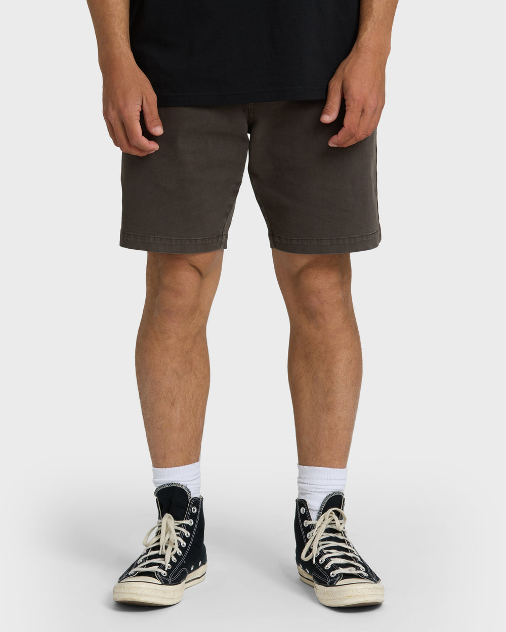 24A091600_RVN_OM-F.jpg 73 Wave Washed Chino Shorts - Raven - Image 1
