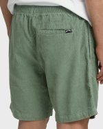 Larry Layback 19" Cord Shorts - Moss - Image 5