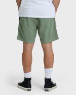 Larry Layback 19" Cord Shorts - Moss - Image 2
