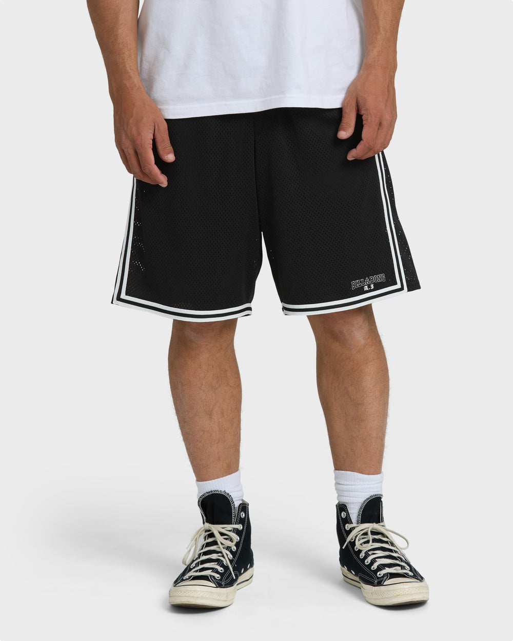24A101604_BLK_OM-F.jpg A.I. Mesh Shorts - Black - Image 1