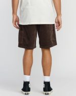 Larry Cord Garage Shorts - Chocolate - Image 2