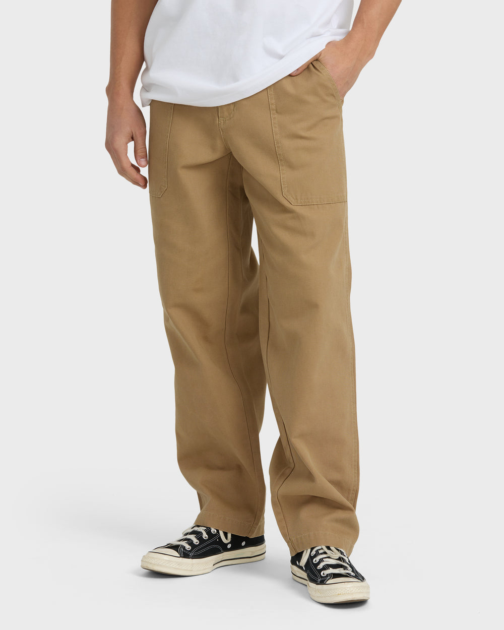 24A114500_GRV_OM-F.jpg Stamped Garage Patch Pants - Gravel - Image 1