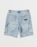 Bad Dog 21" Shorts - Bleached Aqua - Image 8