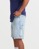 Bad Dog 21" Shorts - Bleached Aqua - Image 4