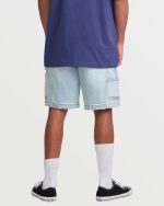 Bad Dog 21" Shorts - Bleached Aqua - Image 2