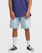 Bad Dog 21" Shorts - Bleached Aqua