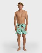 Lineup Layback 16" Trunks - Lime Green - Image 4