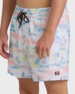 Lineup Layback 16" Trunks - Off White - Image 5