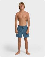Lineup Solid Layback 16" Trunks - Real Teal - Image 4
