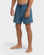 Lineup Solid Layback 16" Trunks - Real Teal - Image 3