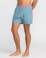 Dbah Panel Laybacks Swim Trunk - Washed Blue - Image 4